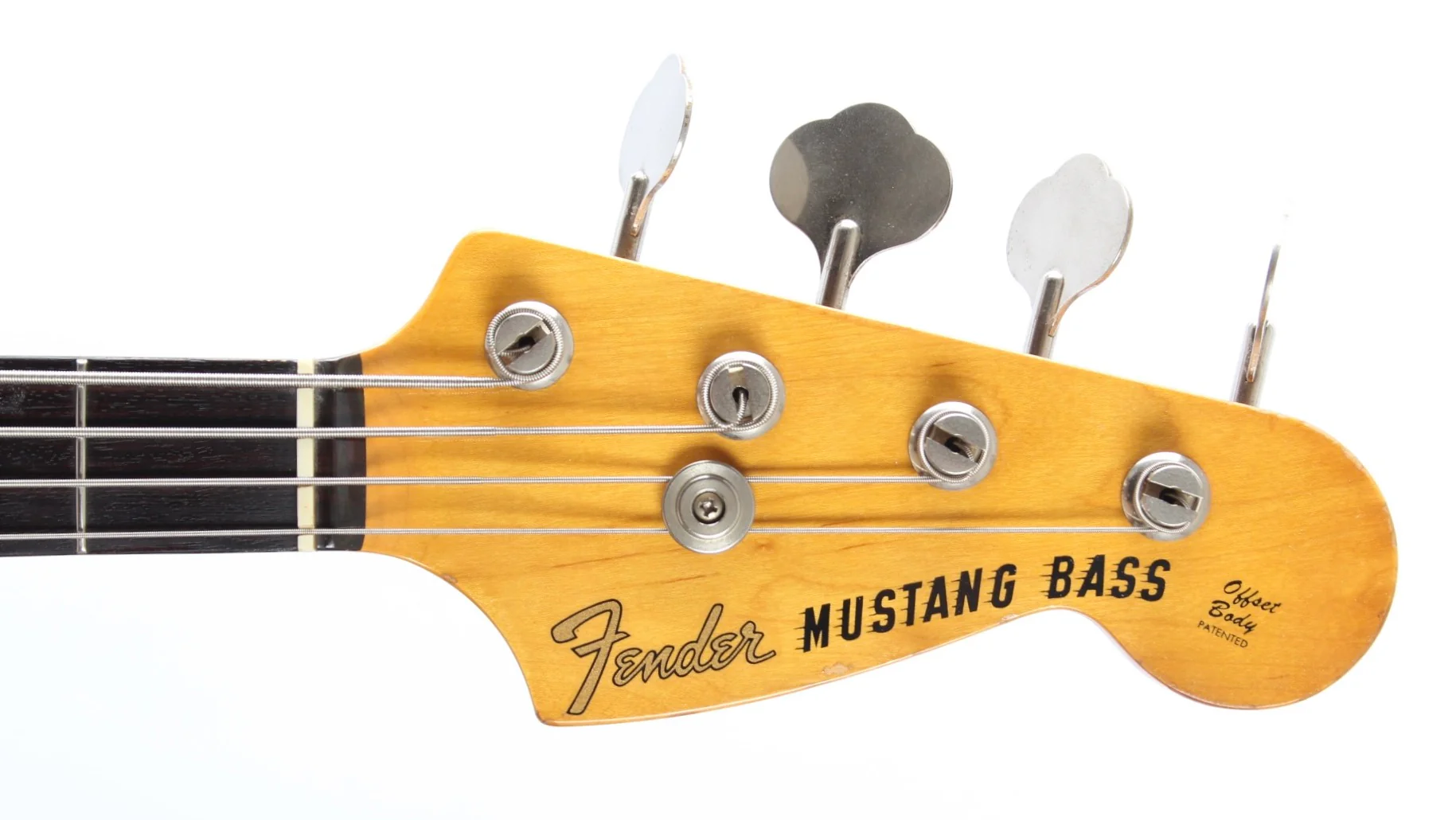 1997 Fender Mustang Bass competition ocean turquoise metallic - Image 5