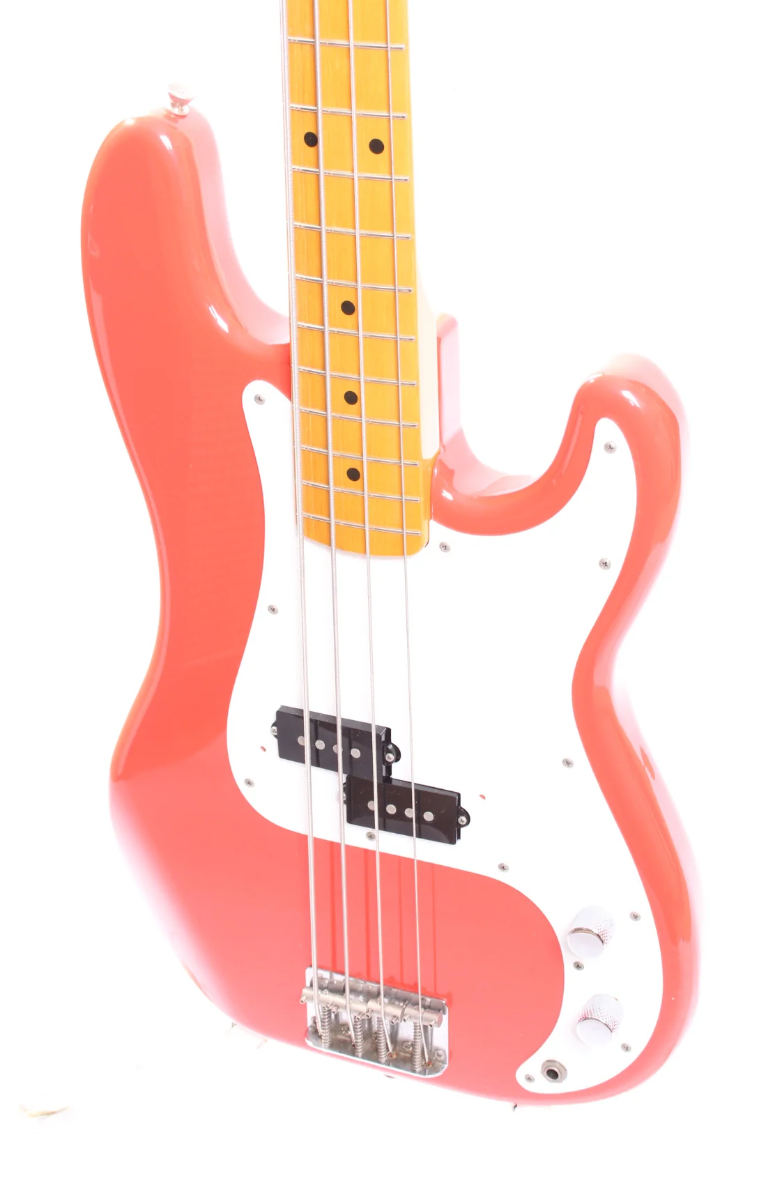 1997 Fender Precision Bass 57 Reissue fiesta red - Image 3