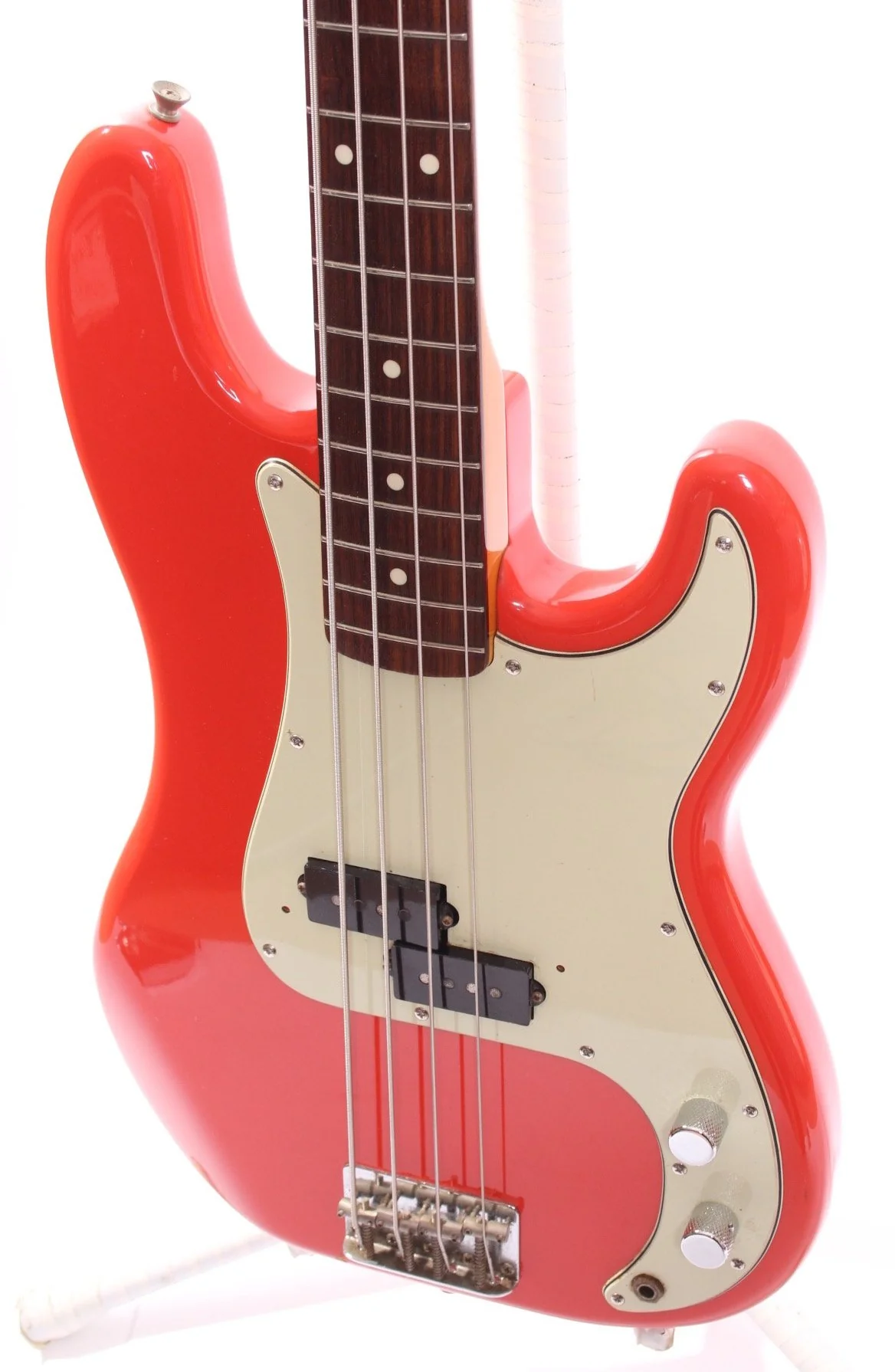 1997 Fender Precision Bass 62 Reissue fiesta red - Image 3