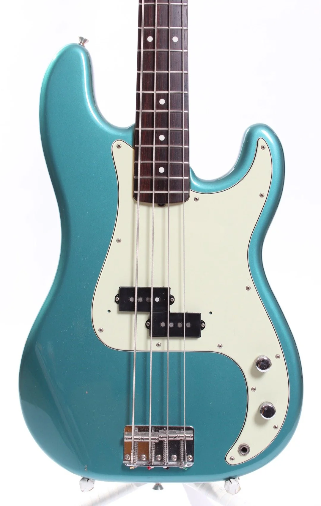 1997 Fender Precision Bass 62 Reissue ocean turquoise metallic - Image 2
