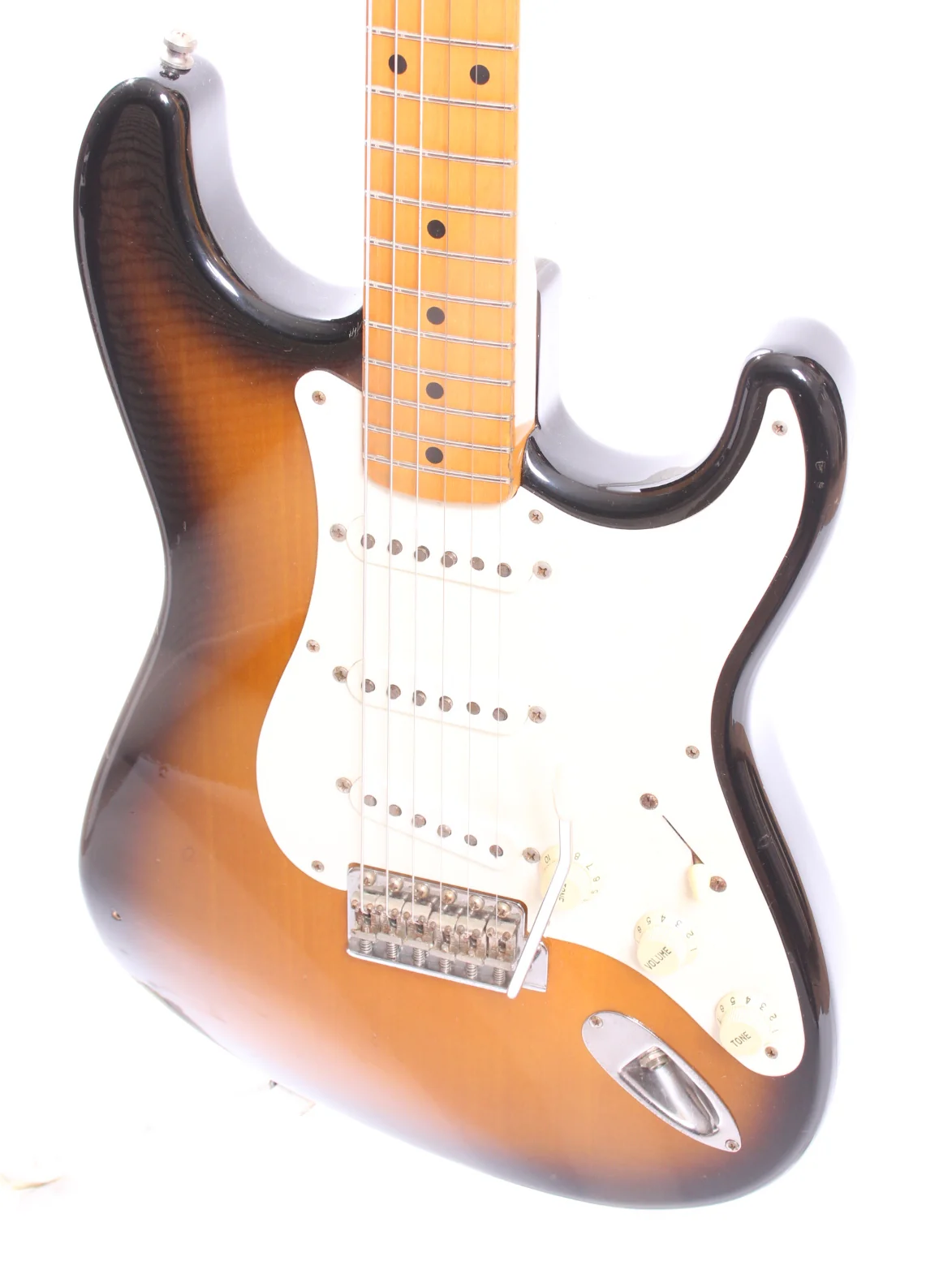 1997 Fender Stratocaster 57 Reissue sunburst - Image 3