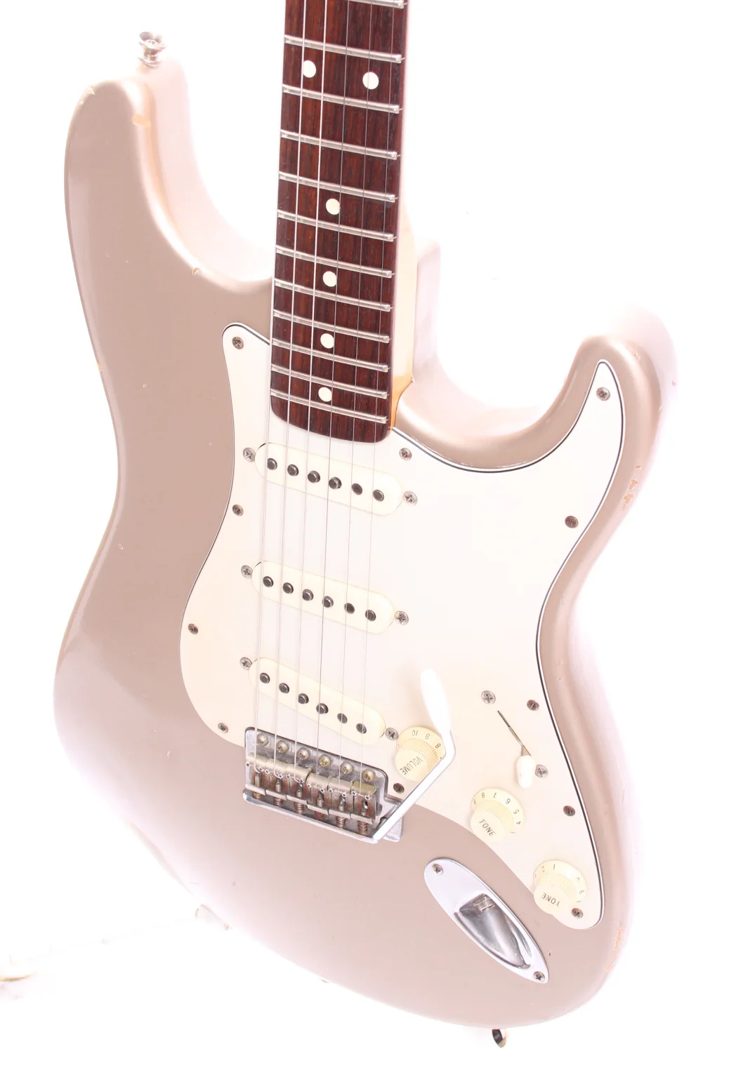 1997 Fender Stratocaster '60 Reissue Custom Shop Cunetto Relic Norman's shoreline gold - Image 3