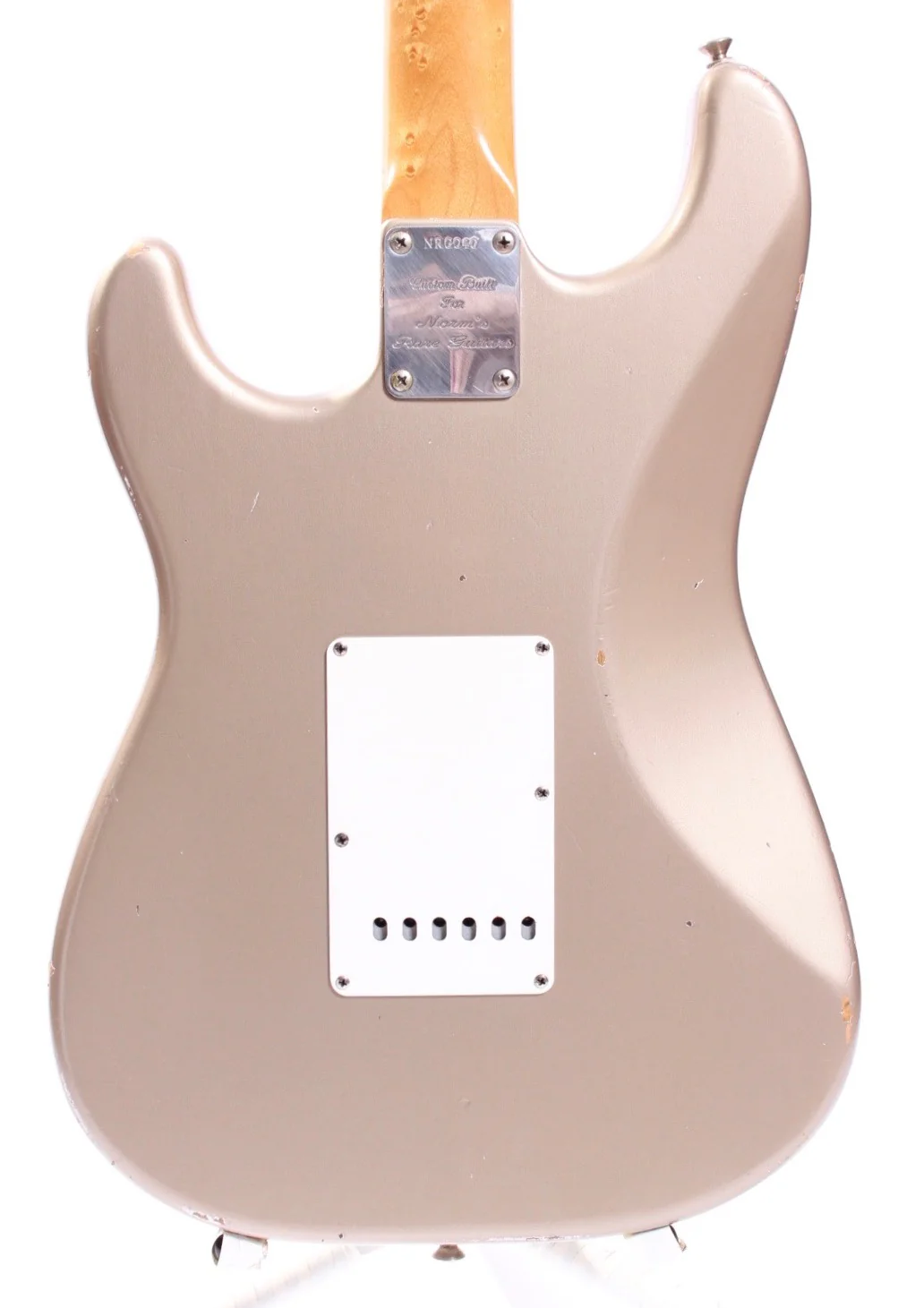 1997 Fender Stratocaster '60 Reissue Custom Shop Cunetto Relic Norman's shoreline gold - Image 7