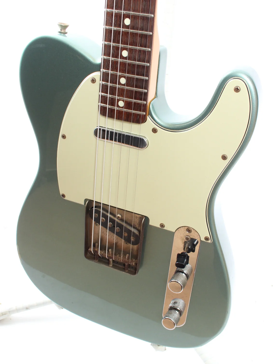 1997 Fender Telecaster 62 Reissue ice blue metallic - Image 3