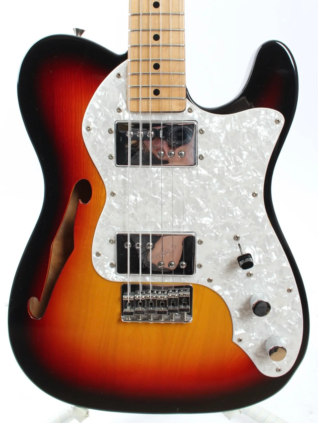 1997 Fender Telecaster Thinline '72 Reissue sunburst - Image 2