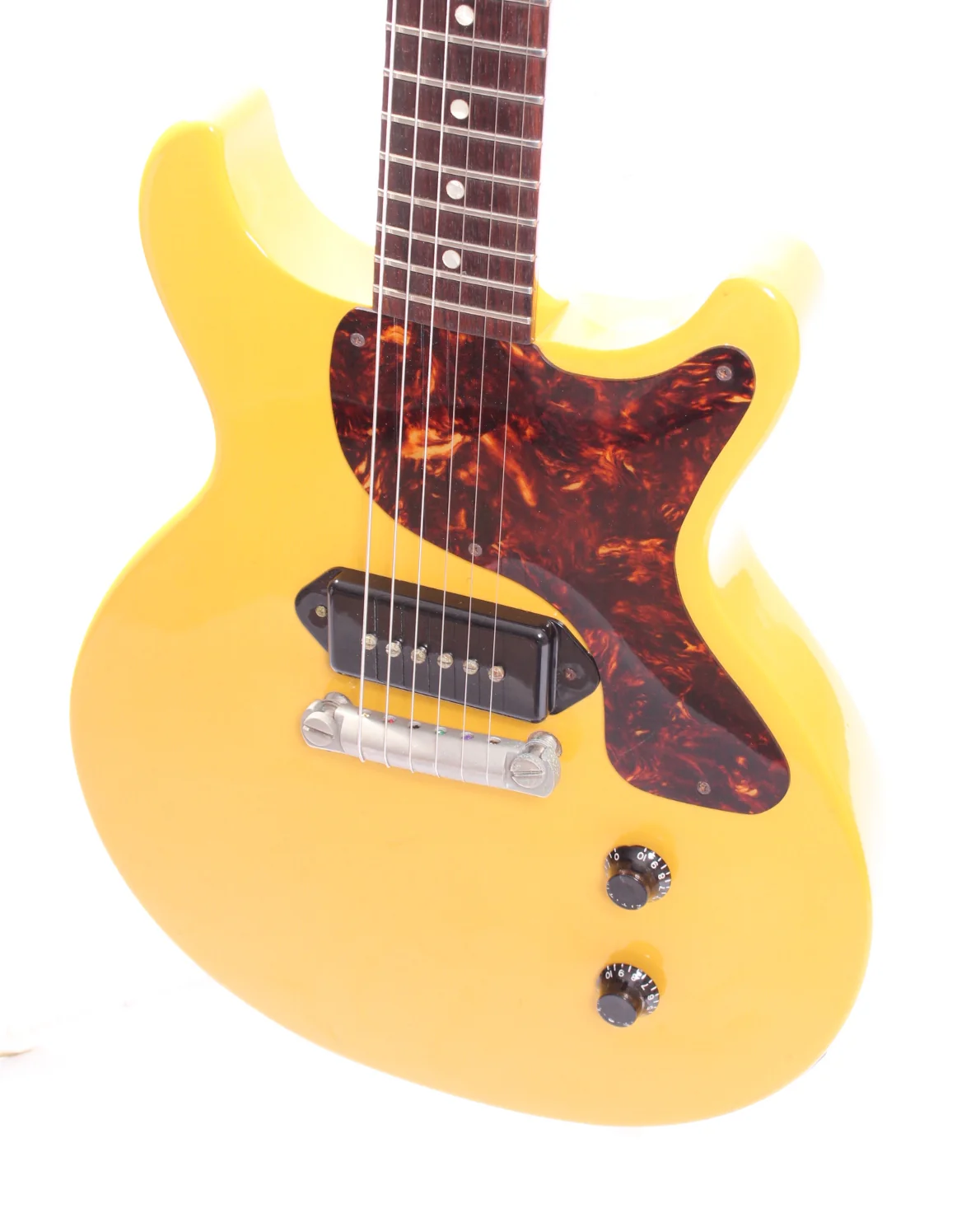 1997 Gibson Les Paul Junior DC Limited Edition Yamano tv yellow - Image 3