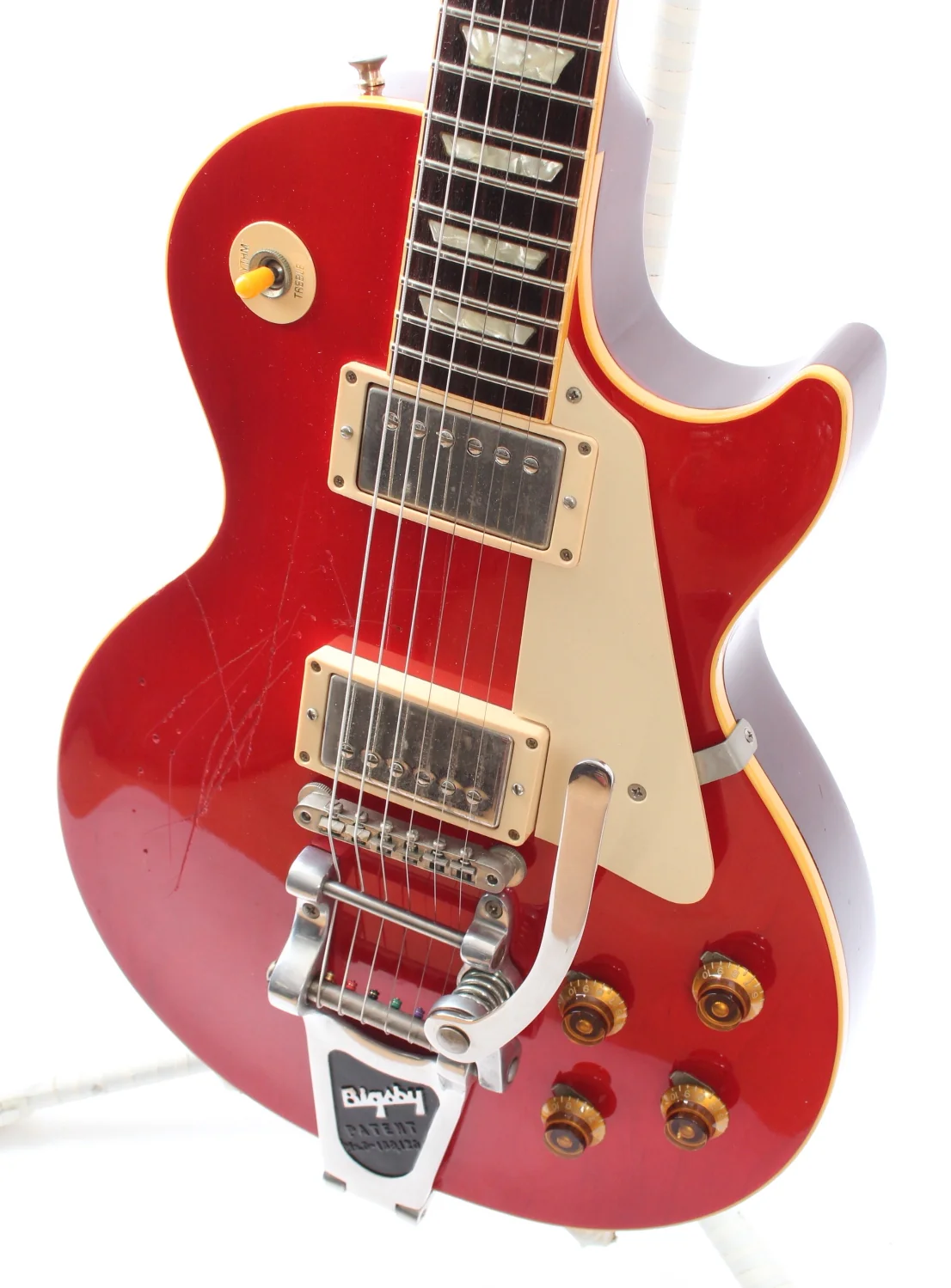 1997 Gibson Les Paul Standard Historic 58 Reissue Bigsby cherry red - Image 3