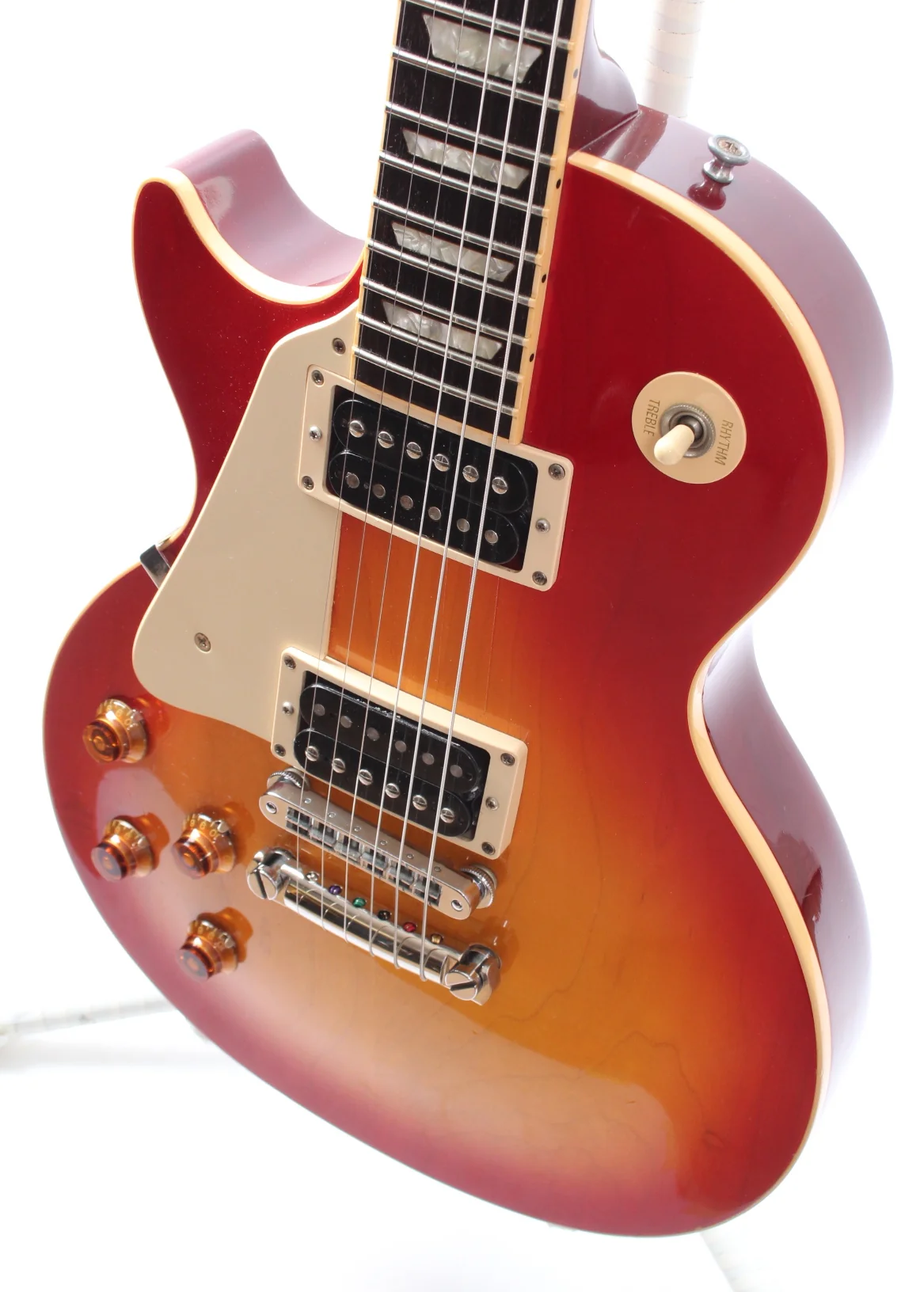 1997 Gibson Les Paul Standard lefty heritage cherry sunburst - Image 3