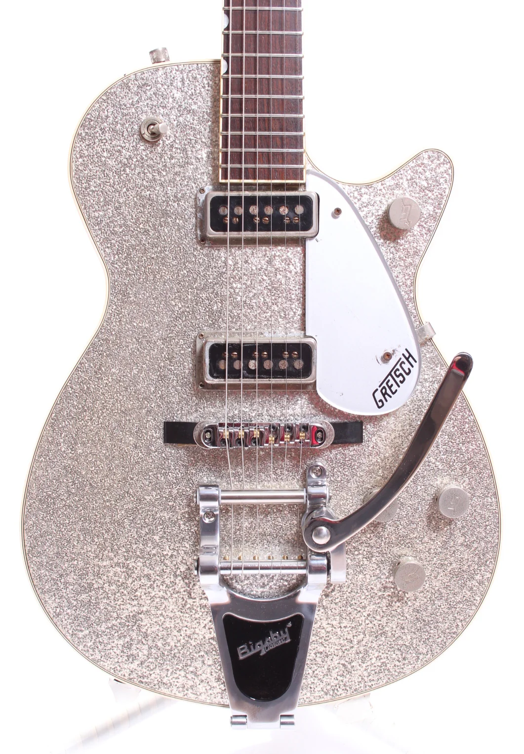 1997 Gretsch 6129 Silver Jet '57 Reissue silver sparkle - Image 2