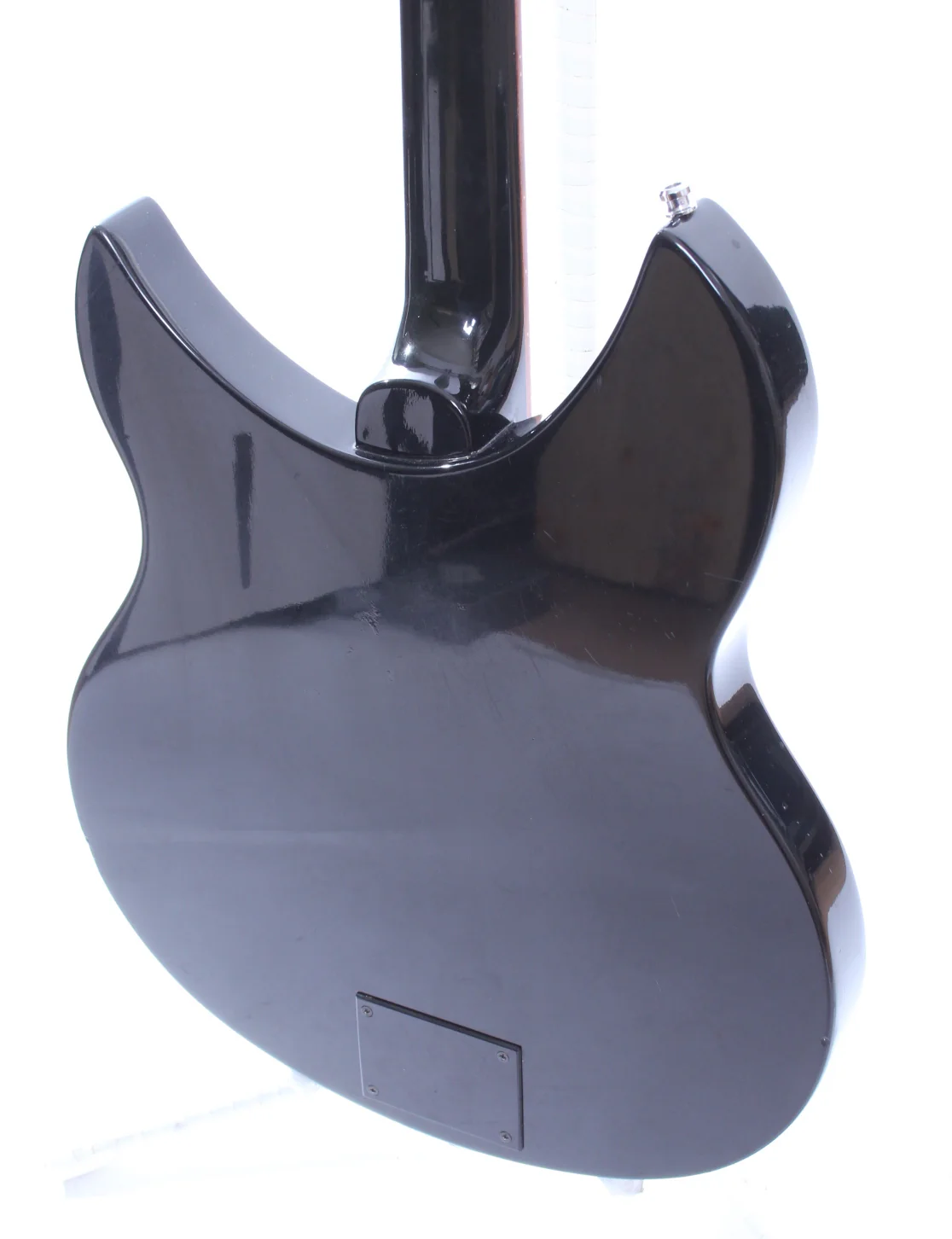 1997 Rickenbacker 330 to 331LS Light Show conversion jetglo - Image 10