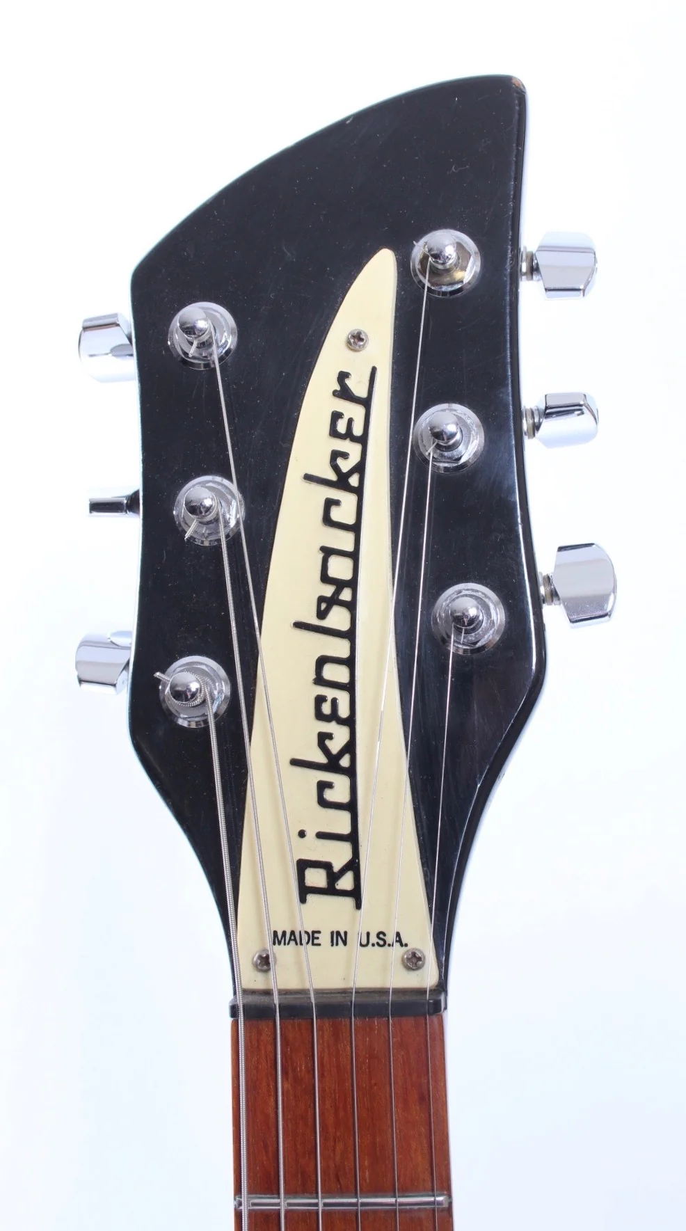 1997 Rickenbacker 330 to 331LS Light Show conversion jetglo - Image 7