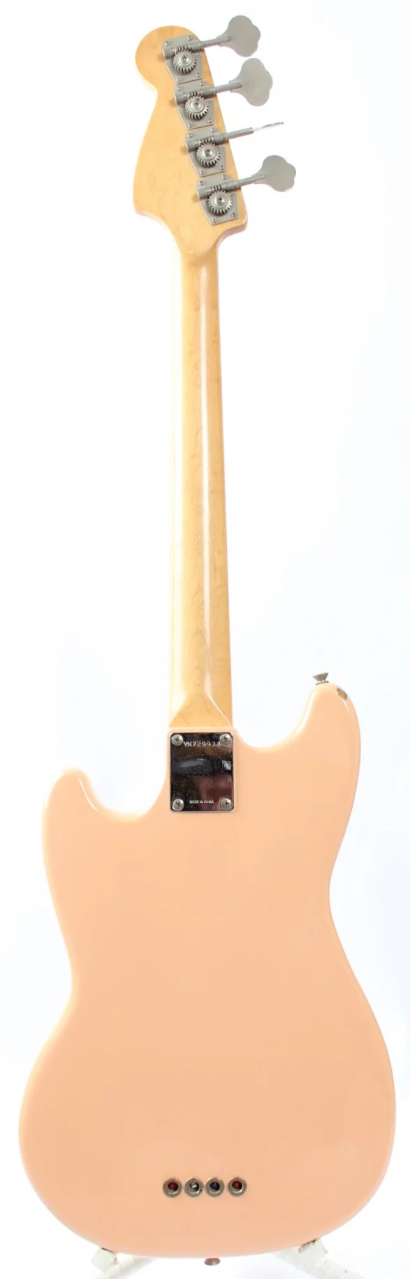 1997 Squier Musicmaster Bass shell pink - Image 6