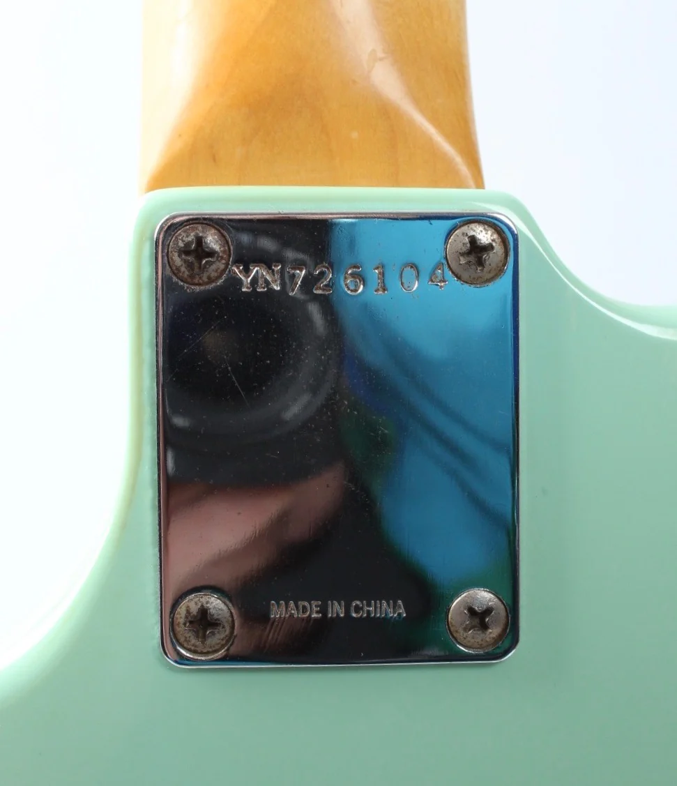 1997 Squier Musicmaster Bass sonic blue - Image 11