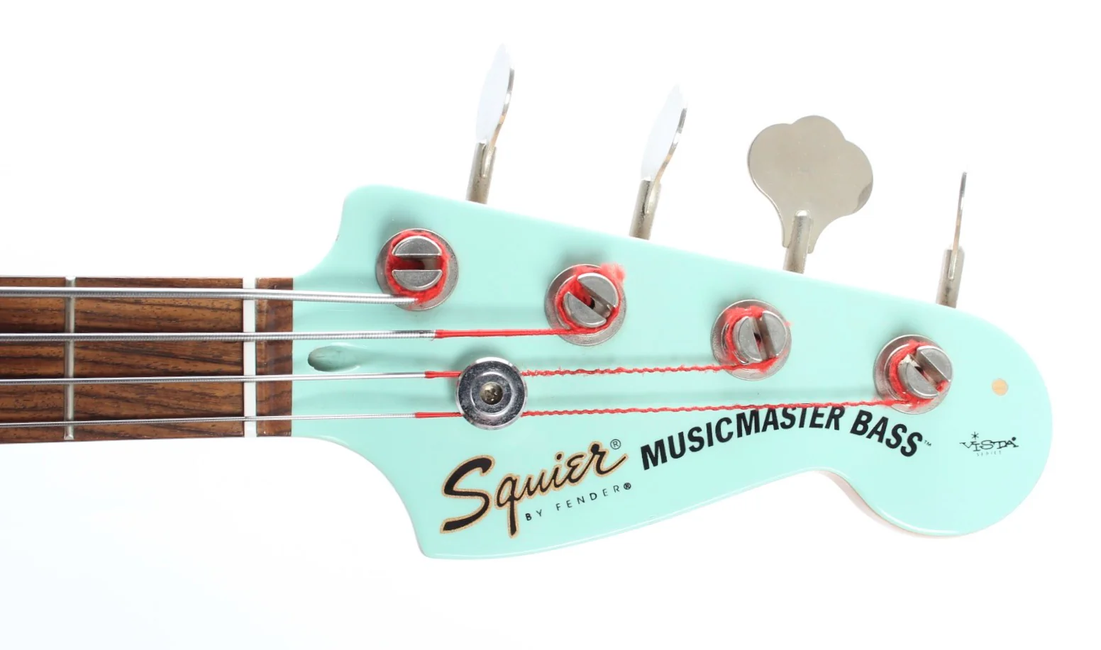 1997 Squier Musicmaster Bass sonic blue - Image 5