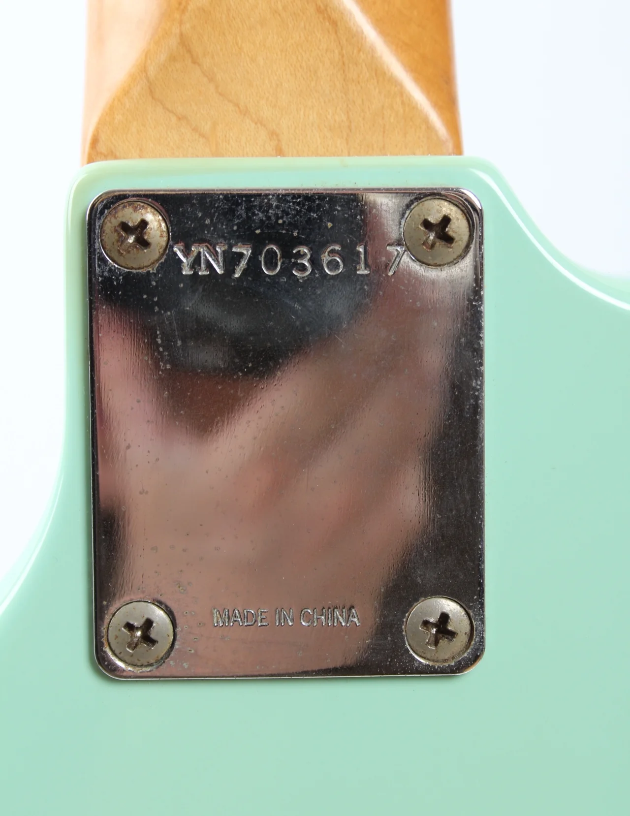 1997 Squier Musicmaster Bass sonic blue - Image 11