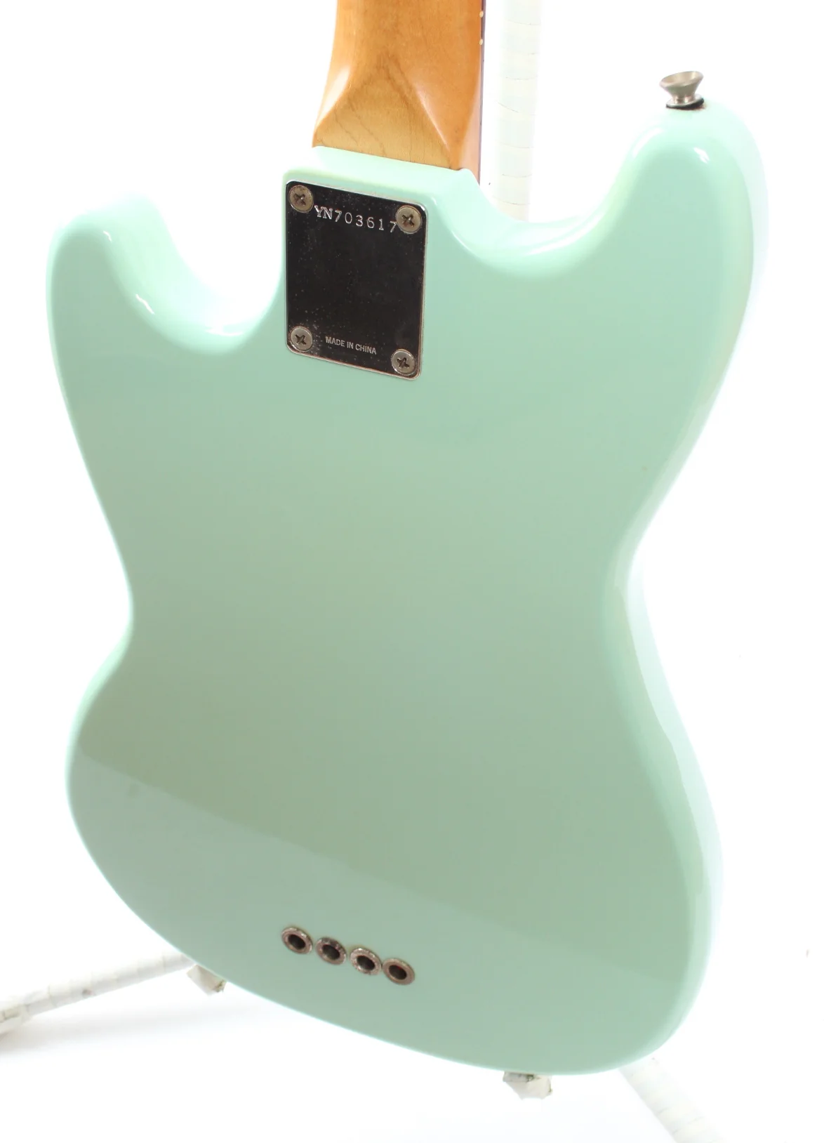 1997 Squier Musicmaster Bass sonic blue - Image 8
