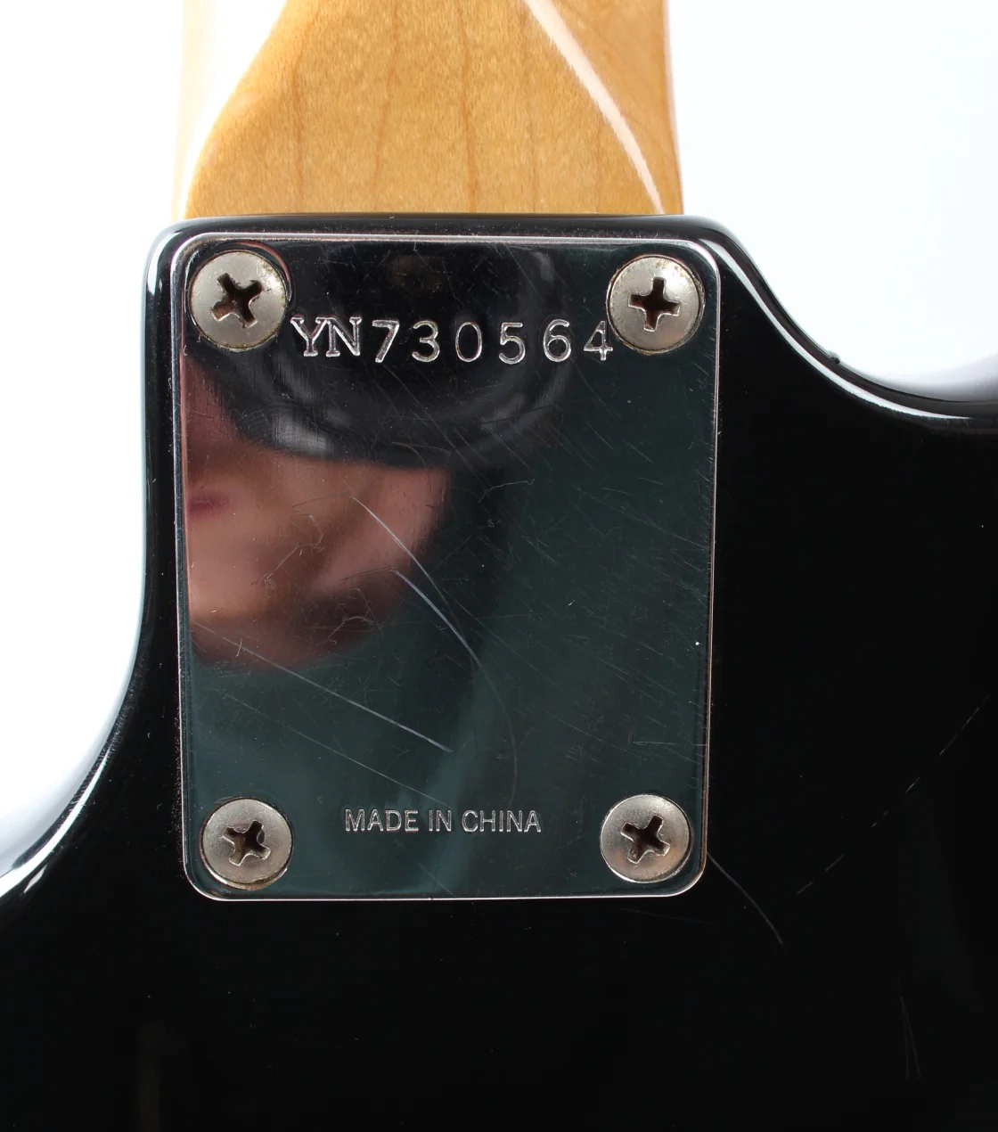 1997 Squier Musicmaster Bass Vista Series fretless black - Image 11