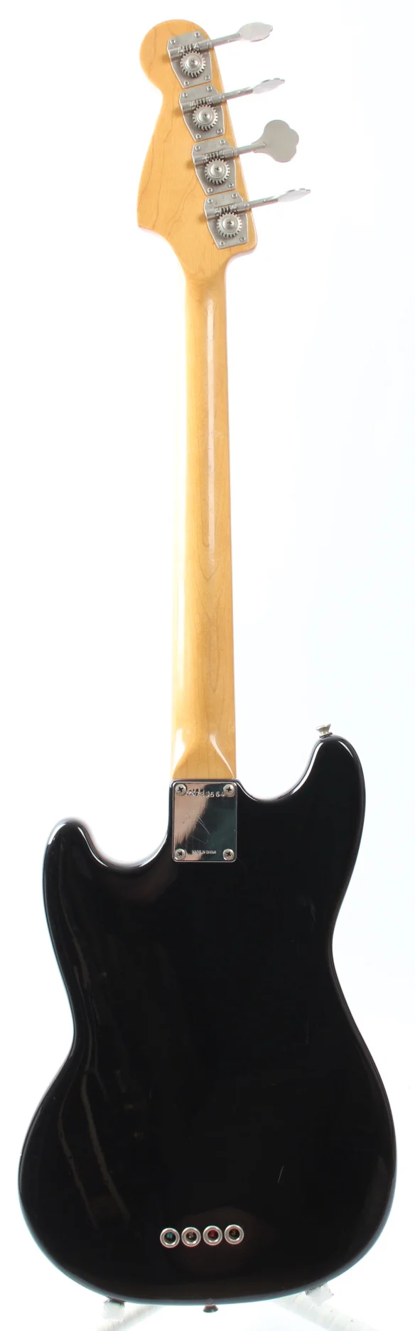 1997 Squier Musicmaster Bass Vista Series fretless black - Image 6