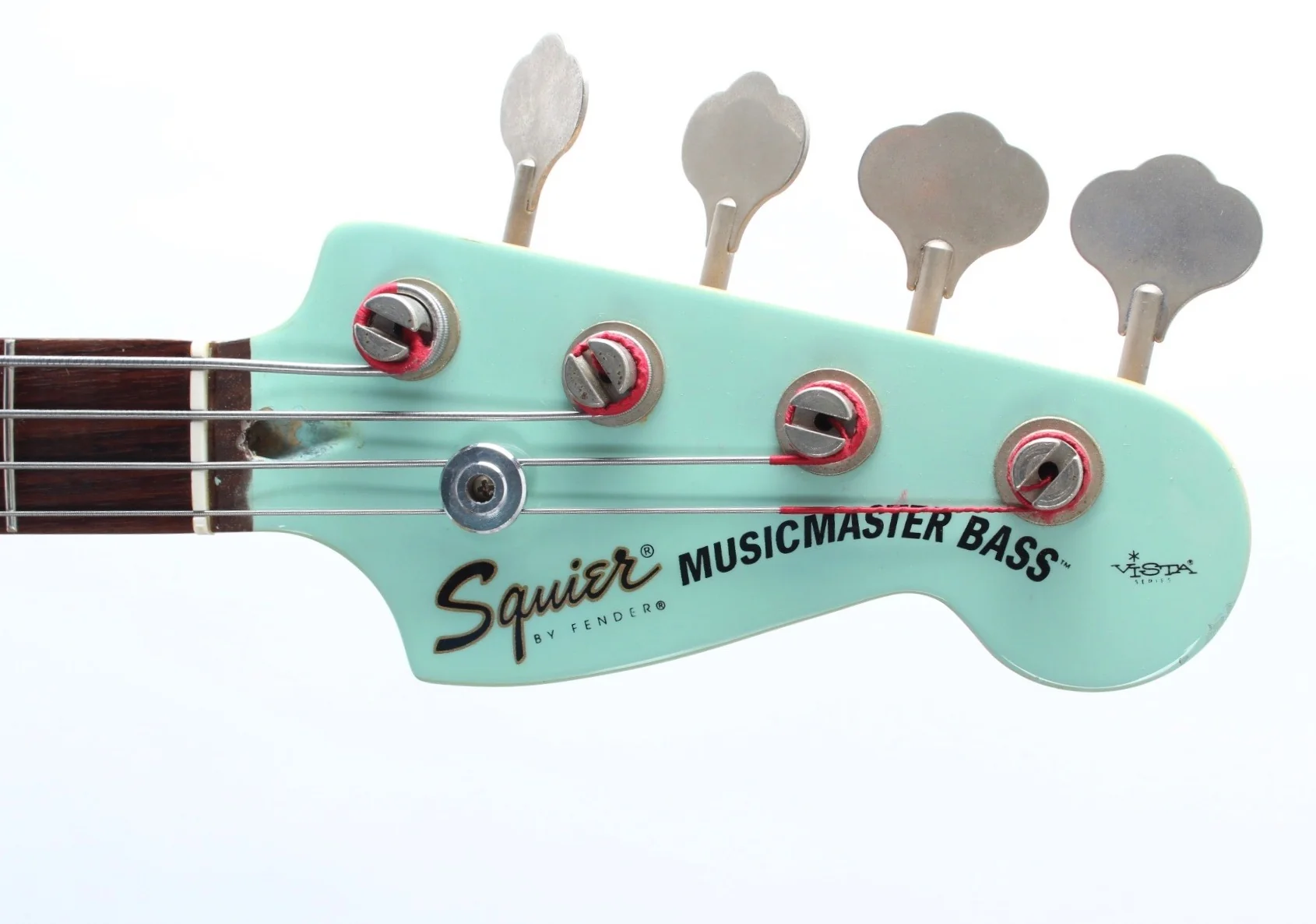 1997 Squier Musicmaster Bass Vista Series sonic blue - Image 5