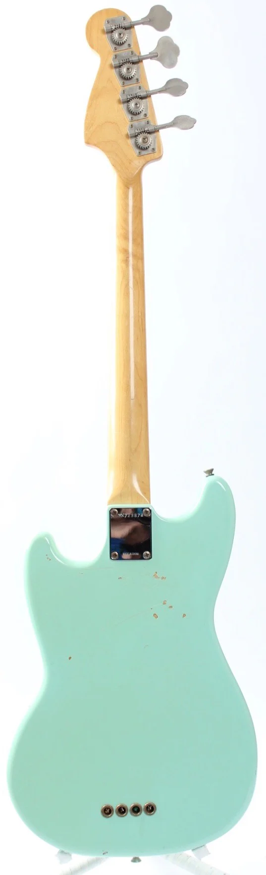 1997 Squier Musicmaster Bass Vista Series sonic blue - Image 6