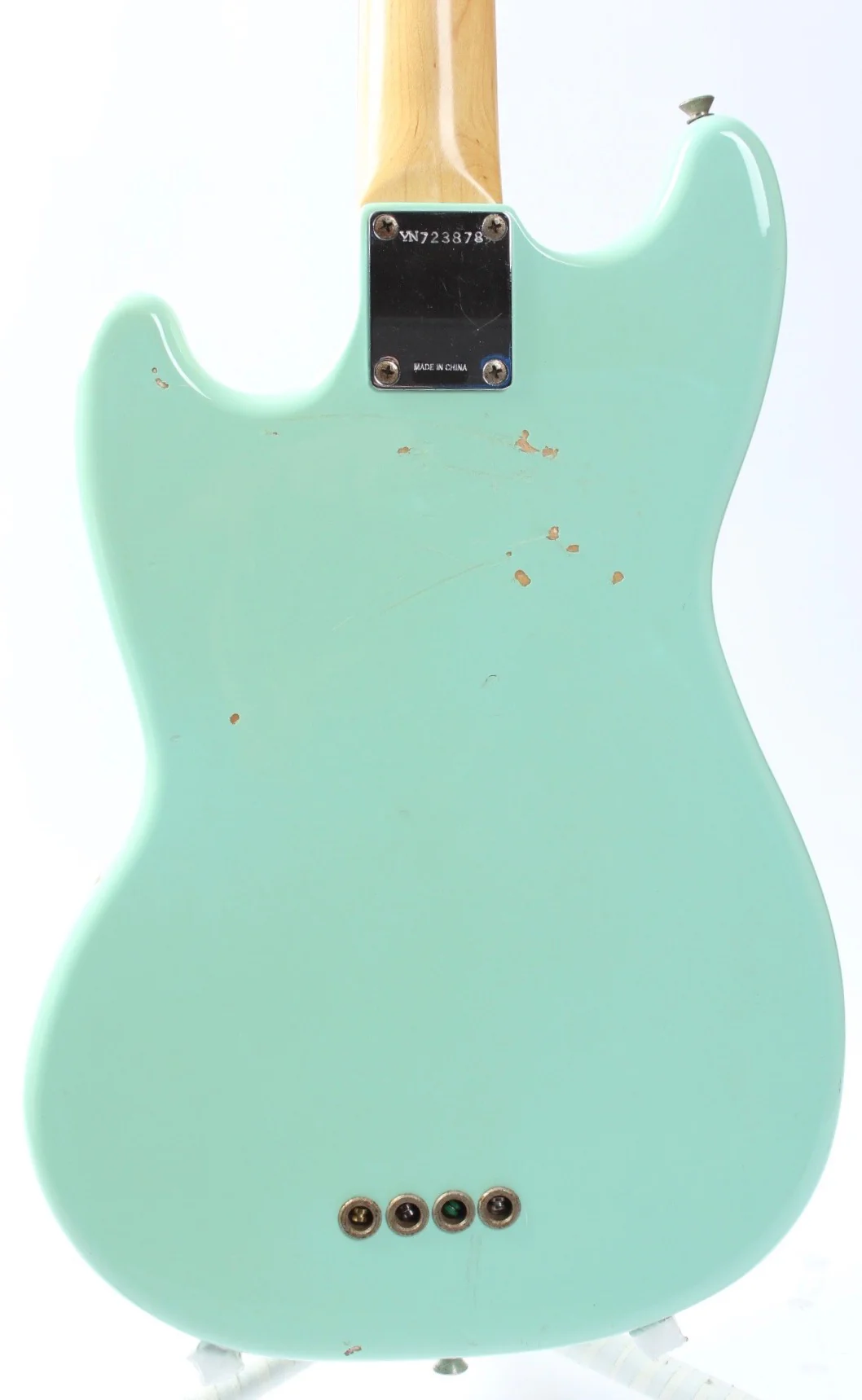 1997 Squier Musicmaster Bass Vista Series sonic blue - Image 7