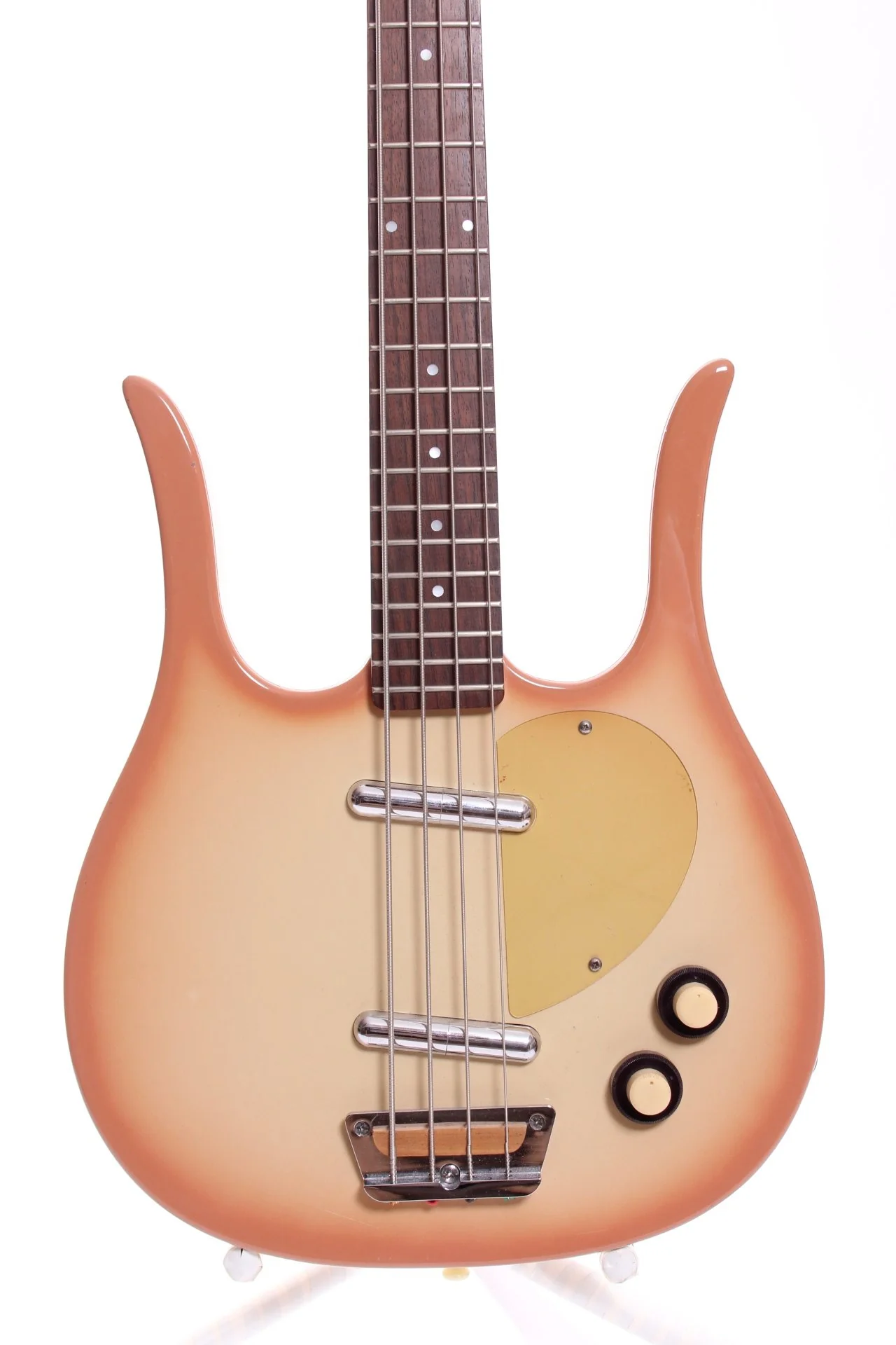 1998 Danelectro Longhorn Bass copper burst - Image 5