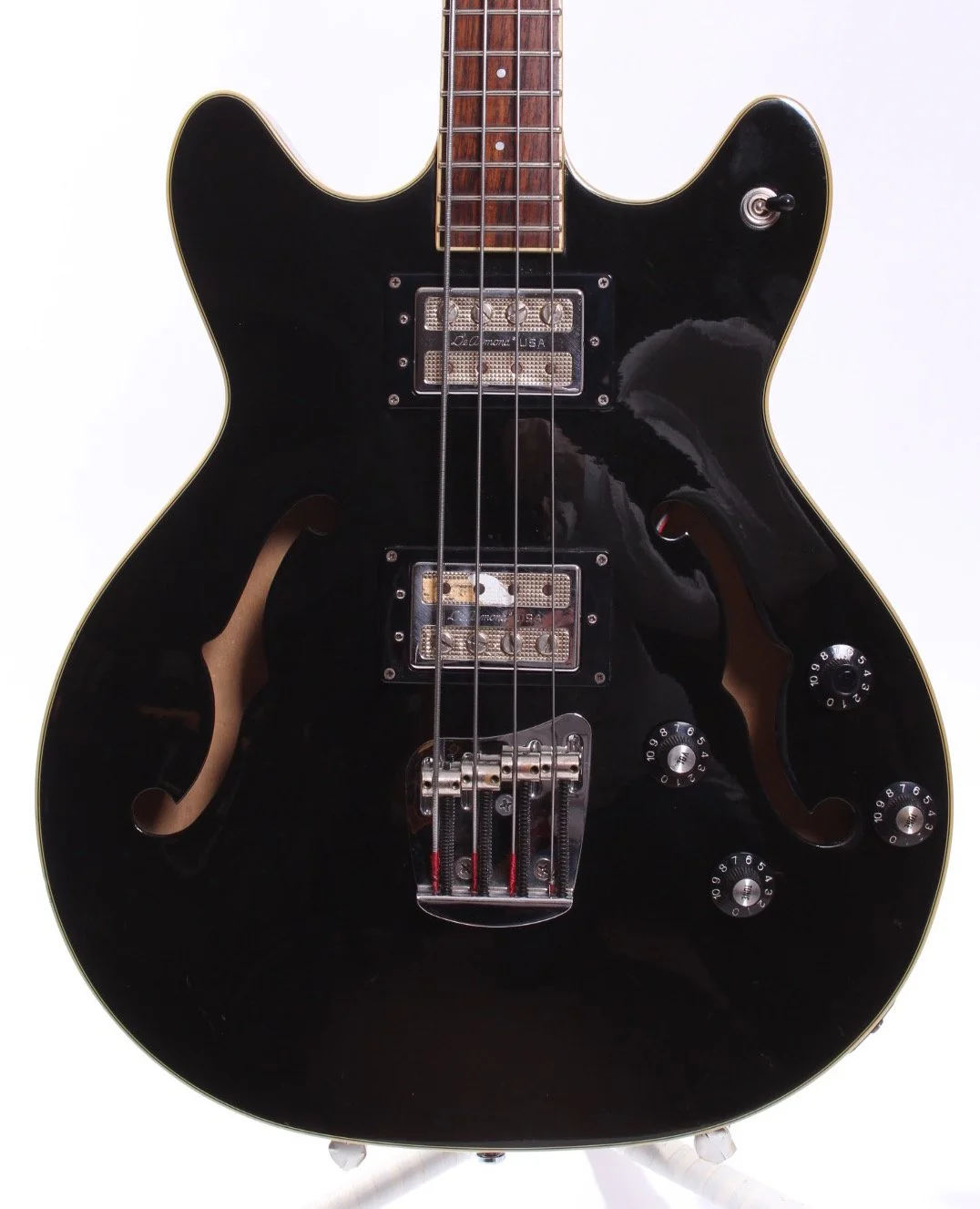 1998 DeArmond by Guild Starfire Bass black - Image 2