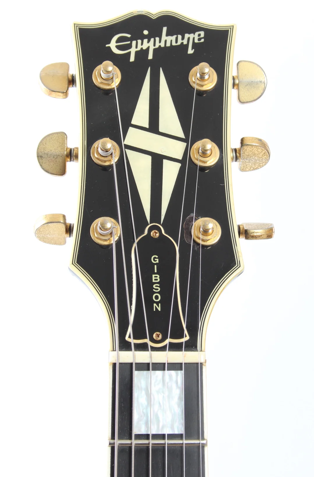1998 Epiphone Les Paul Custom 57 Reissue LPC-90 ebony - Image 5