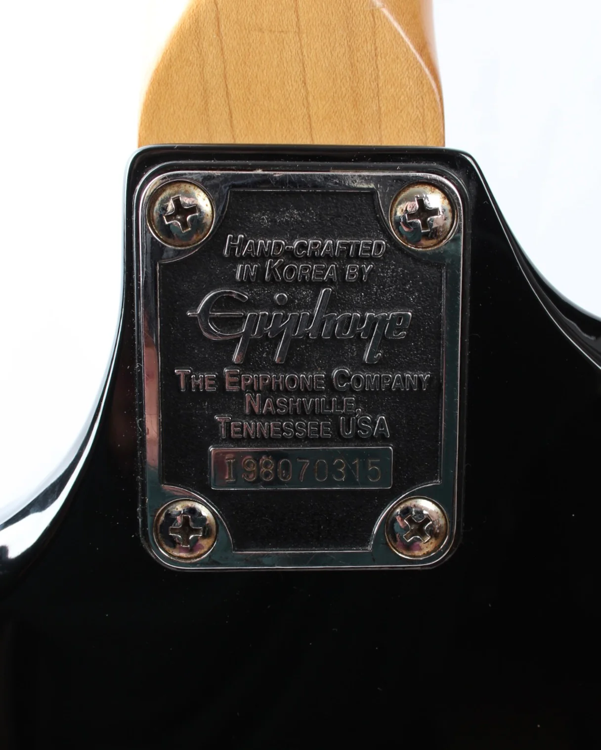 1998 Epiphone Ripper black - Image 11