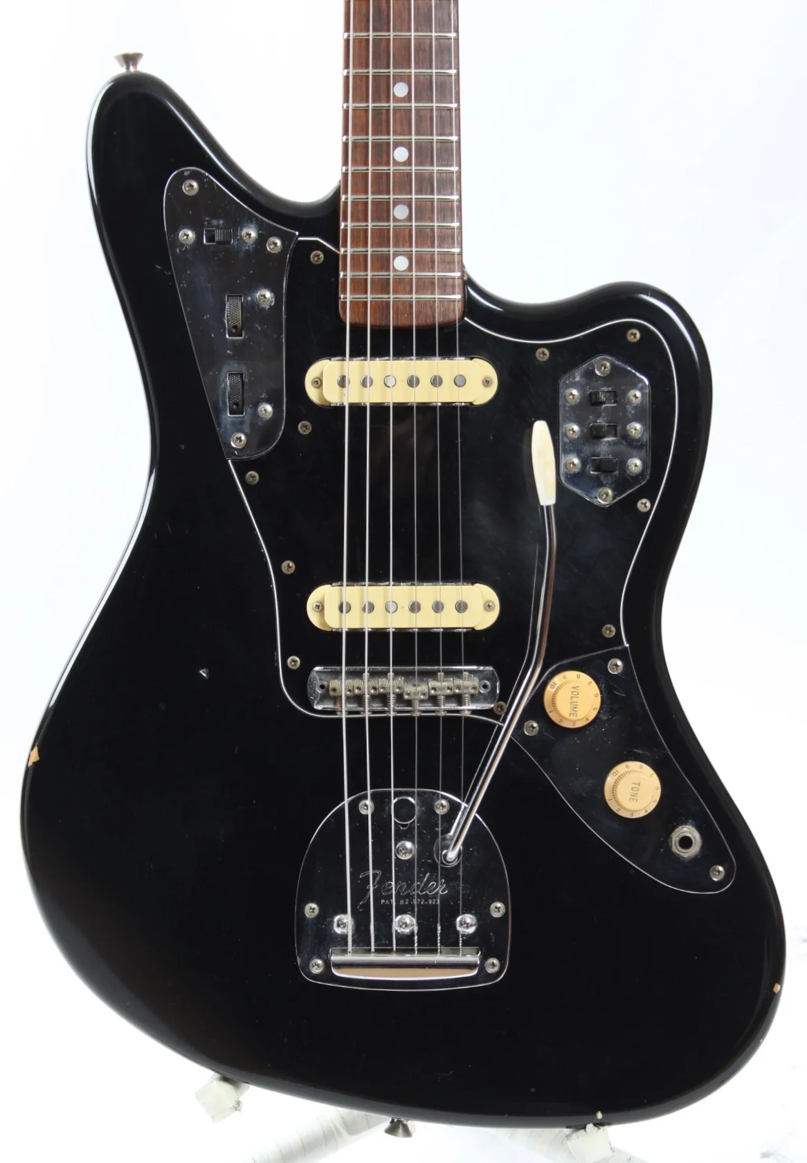 1998 Fender Jaguar 66 Reissue black - Image 2