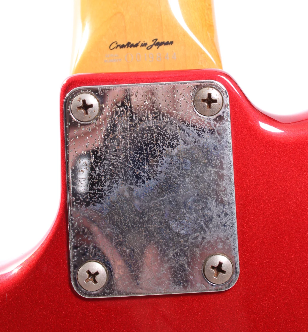 1998 Fender Jaguar 66 Reissue candy apple red - Image 11