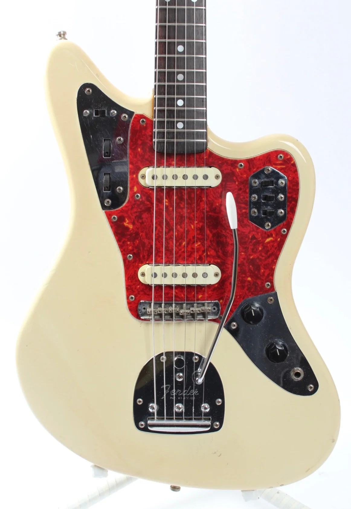 1998 Fender Jaguar 66 Reissue vintage white - Image 2