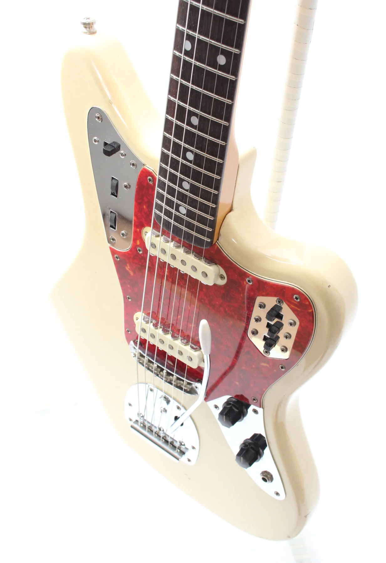 1998 Fender Jaguar 66 Reissue vintage white - Image 3
