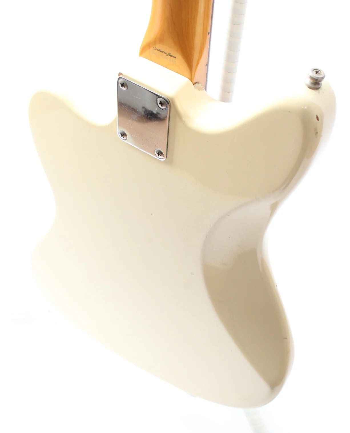 1998 Fender Jaguar 66 Reissue vintage white - Image 8