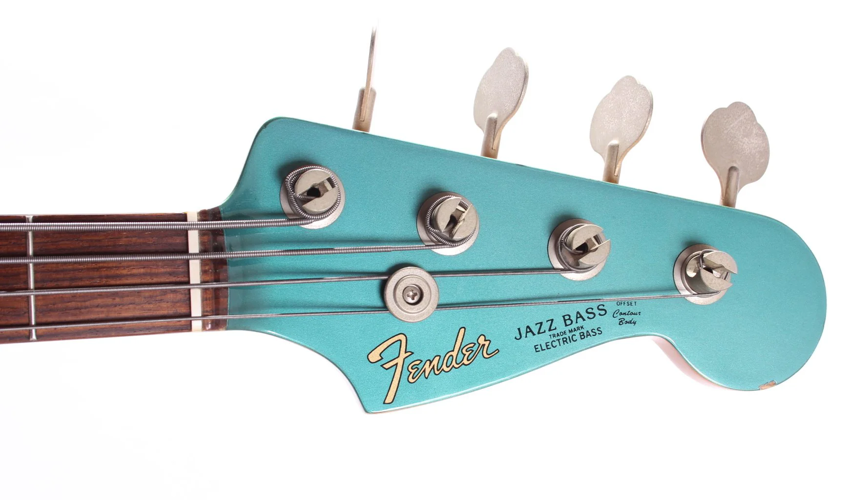 1998 Fender Jazz Bass 62 Reissue ocean turquoise metallic - Image 5