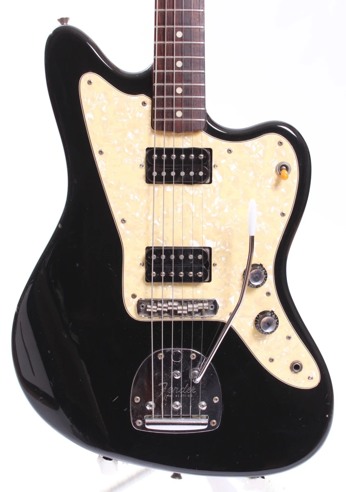 1998 Fender Jazzmaster 66 Reissue Humbucker Conversion black - Image 2