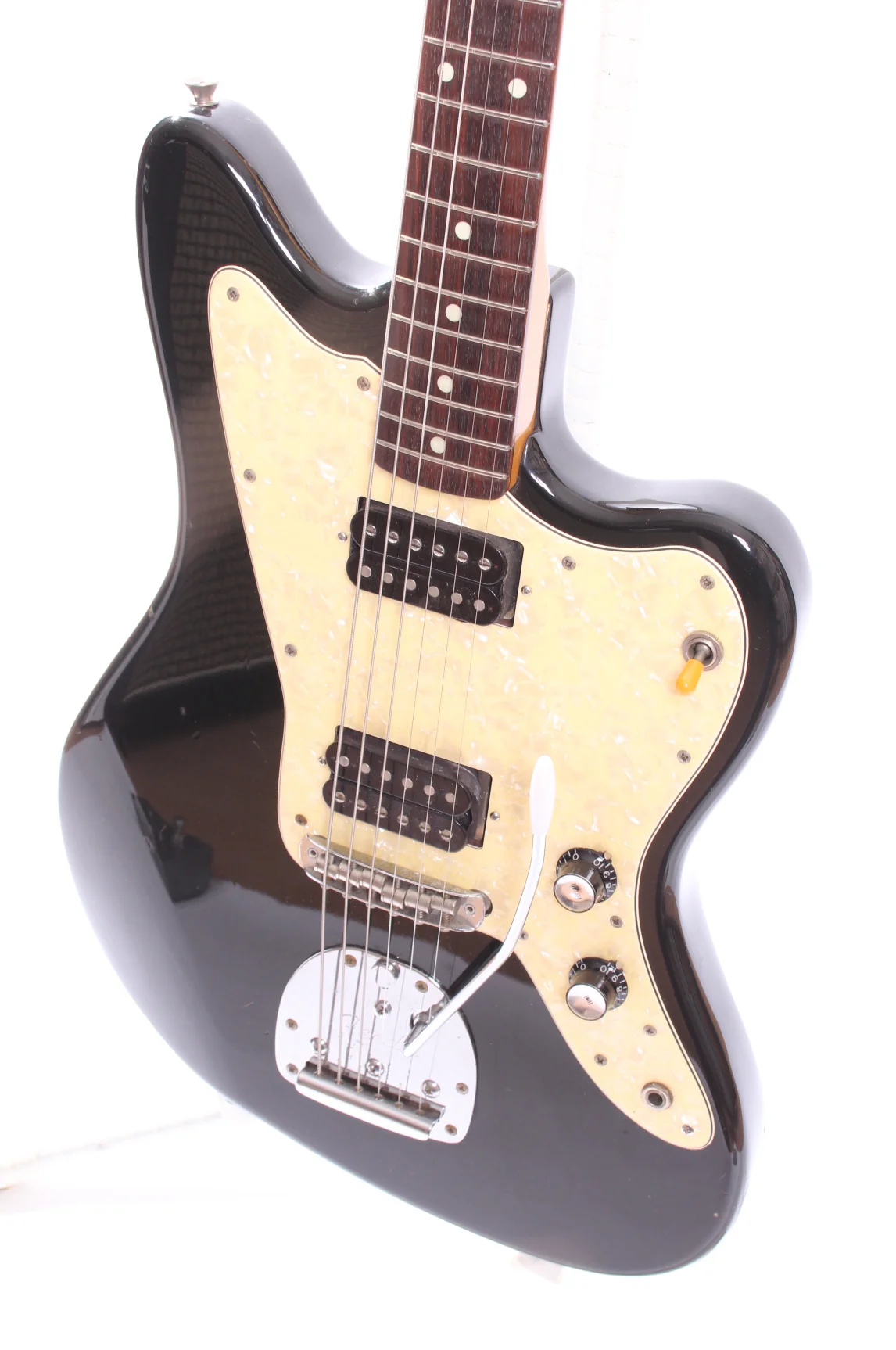 1998 Fender Jazzmaster 66 Reissue Humbucker Conversion black - Image 3