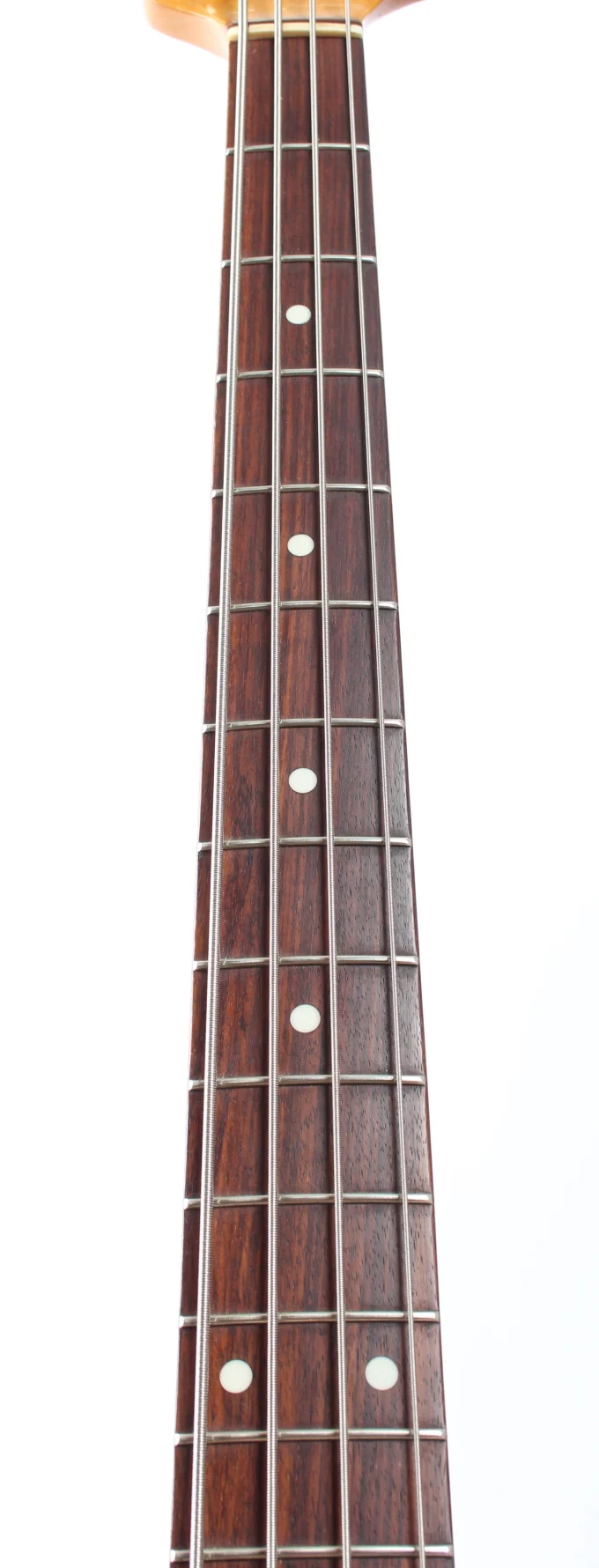 1998 Fender Mustang Bass competition fiesta red - Image 4