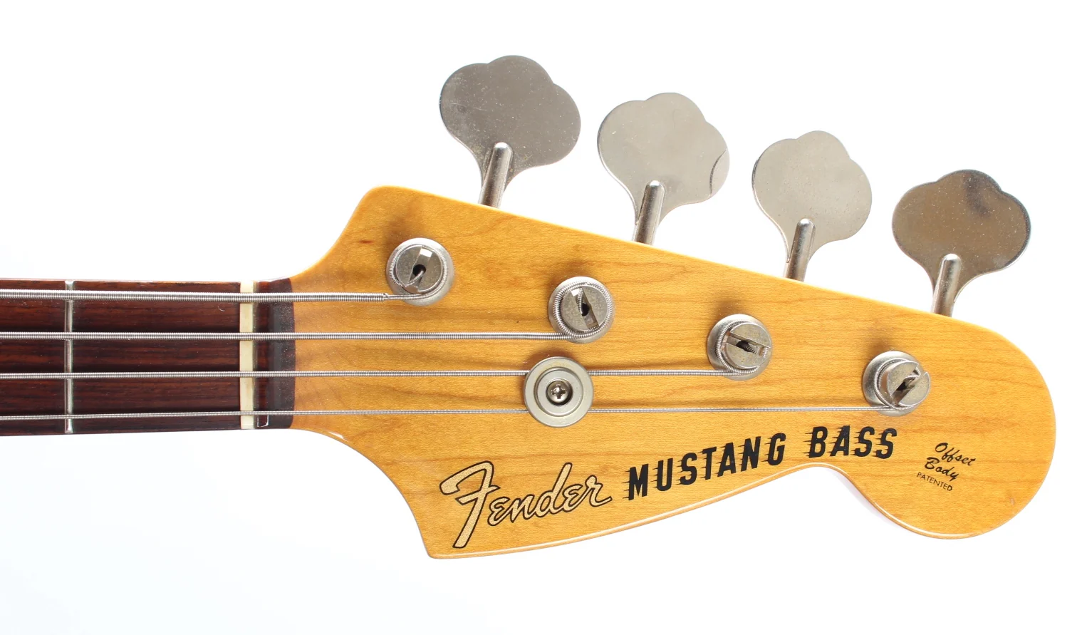 1998 Fender Mustang Bass competition fiesta red - Image 5