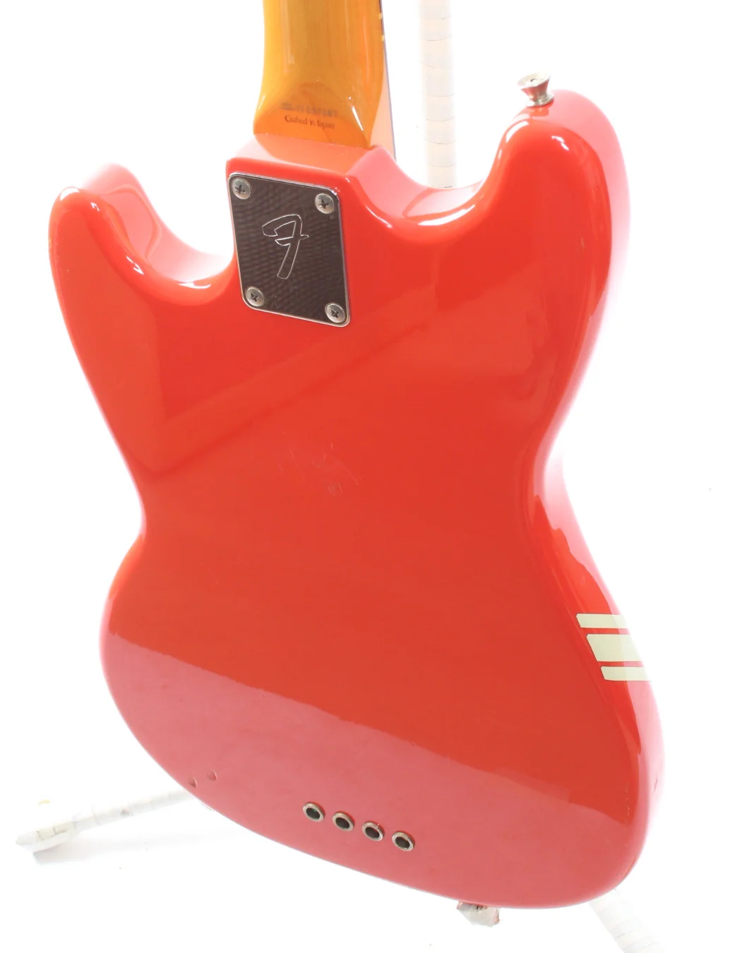 1998 Fender Mustang Bass competition fiesta red - Image 8