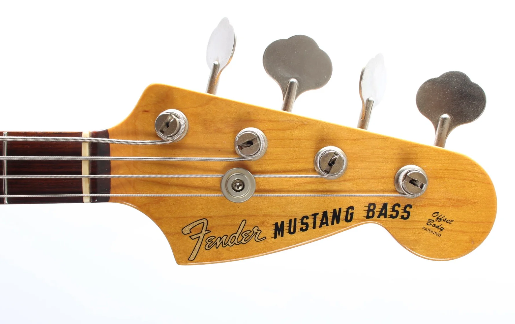 1998 Fender Mustang Bass competition fiesta red - Image 5