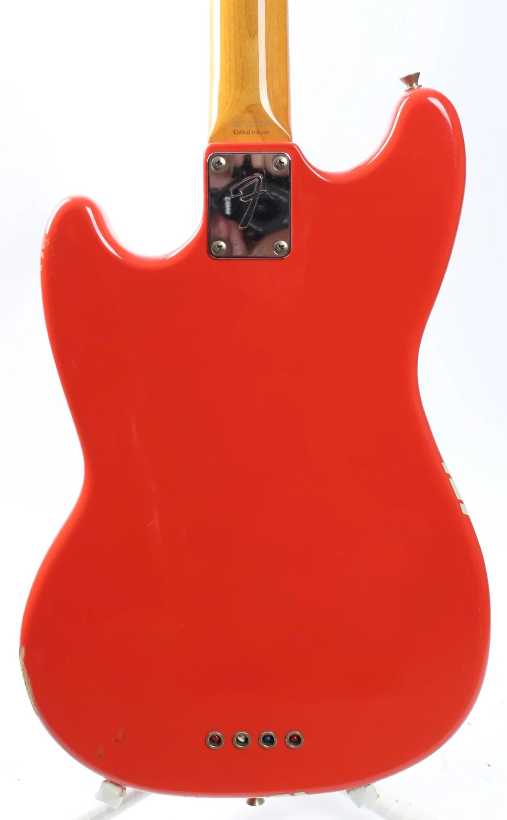 1998 Fender Mustang Bass competition fiesta red - Image 7