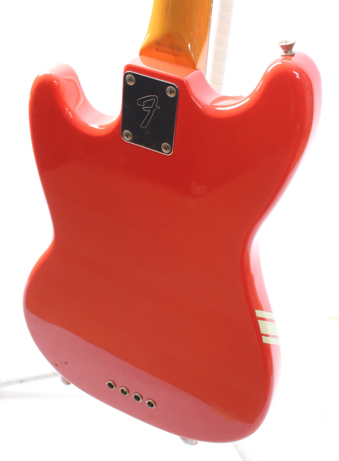 1998 Fender Mustang Bass competition fiesta red - Image 8