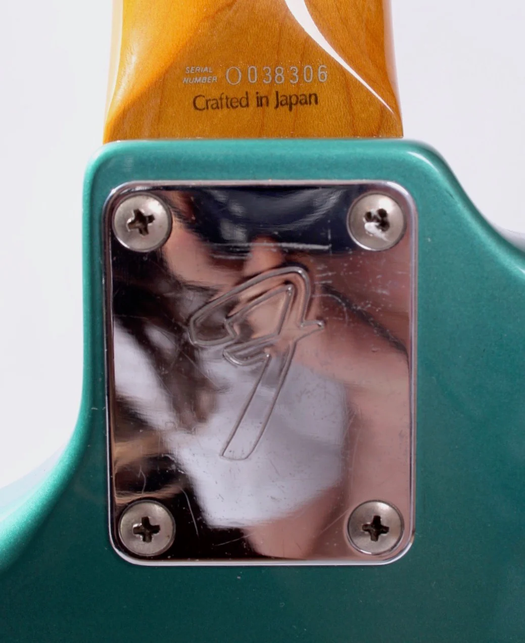 1998 Fender Mustang Bass competition ocean turquoise metallic - Image 11