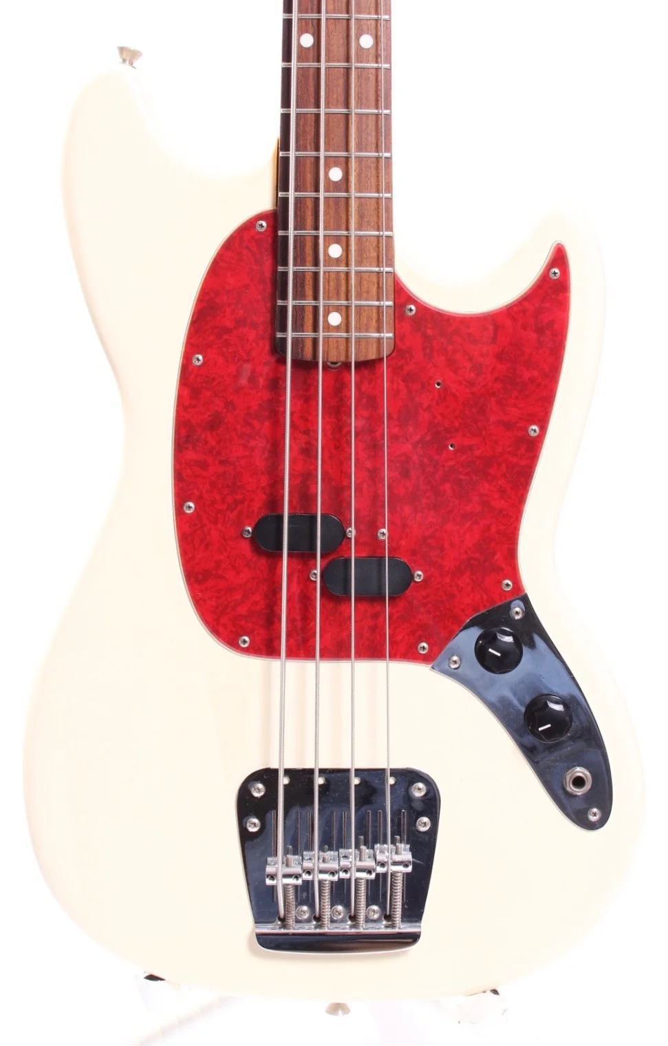 1998 Fender Mustang Bass vintage white - Image 2