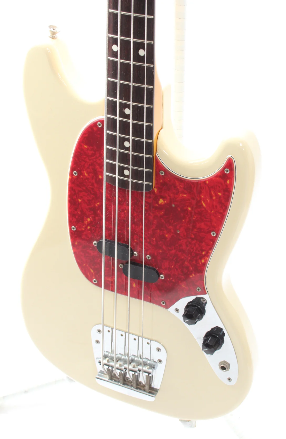 1998 Fender Mustang Bass vintage white - Image 3