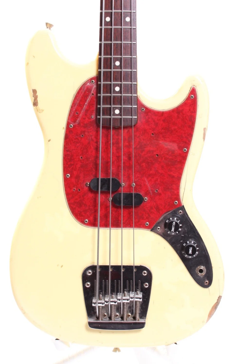1998 Fender Mustang Bass vintage white - Image 2