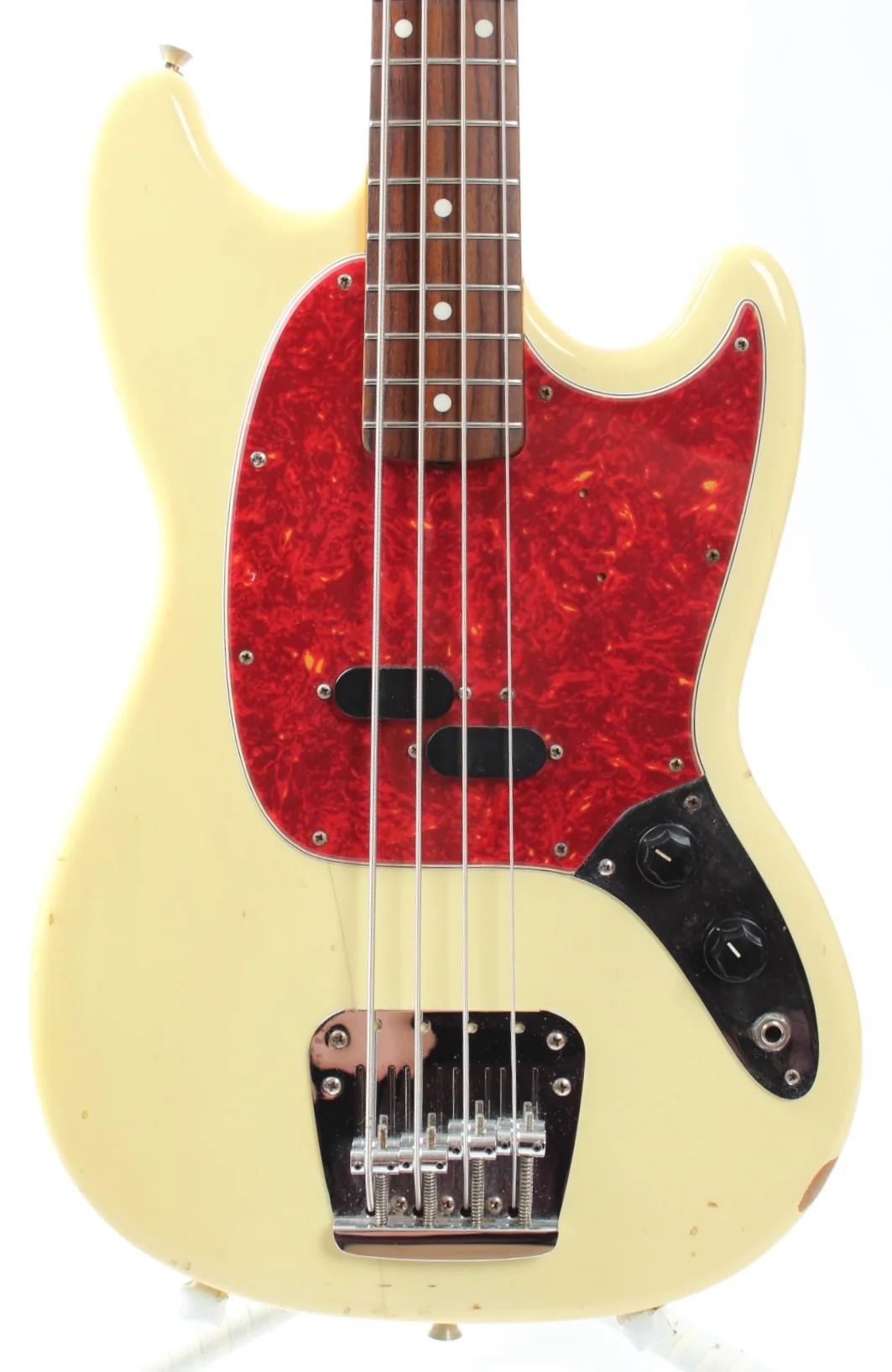 1998 Fender Mustang Bass vintage white - Image 2
