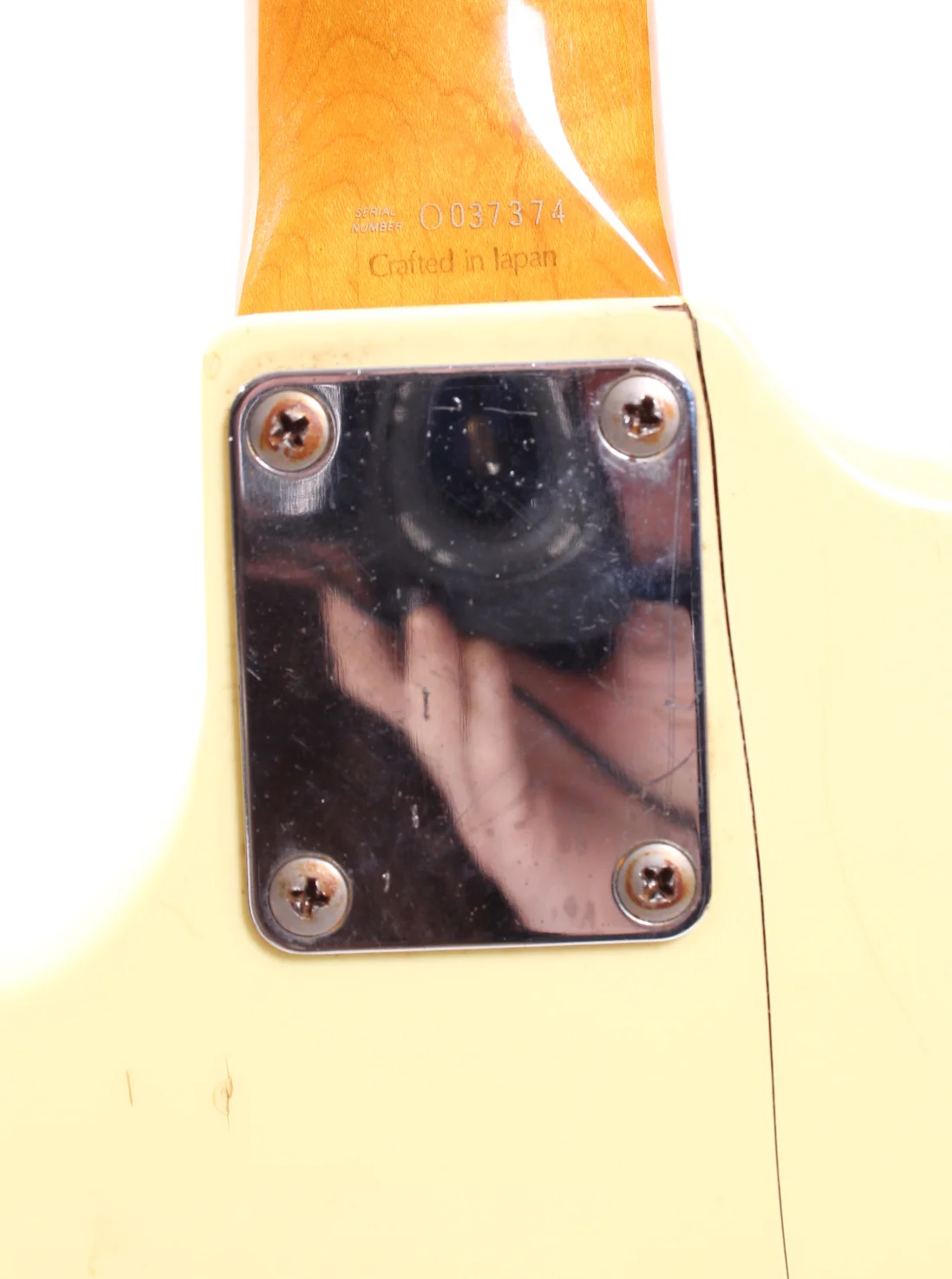 1998 Fender Mustang Bass vintage white - Image 9