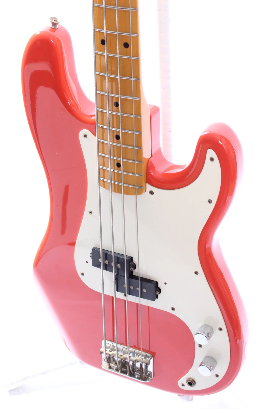 1998 Fender Precision Bass 57 Reissue fiesta red - Image 3